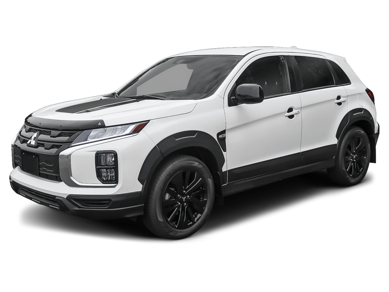 2026 Mitsubishi Outlander Sport Trail Edition in White Diamond — front three-quarter view
