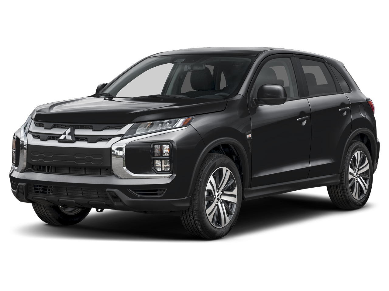 2026 Mitsubishi Outlander Sport 2.0 ES in Labrador Black Pearl — front three-quarter view