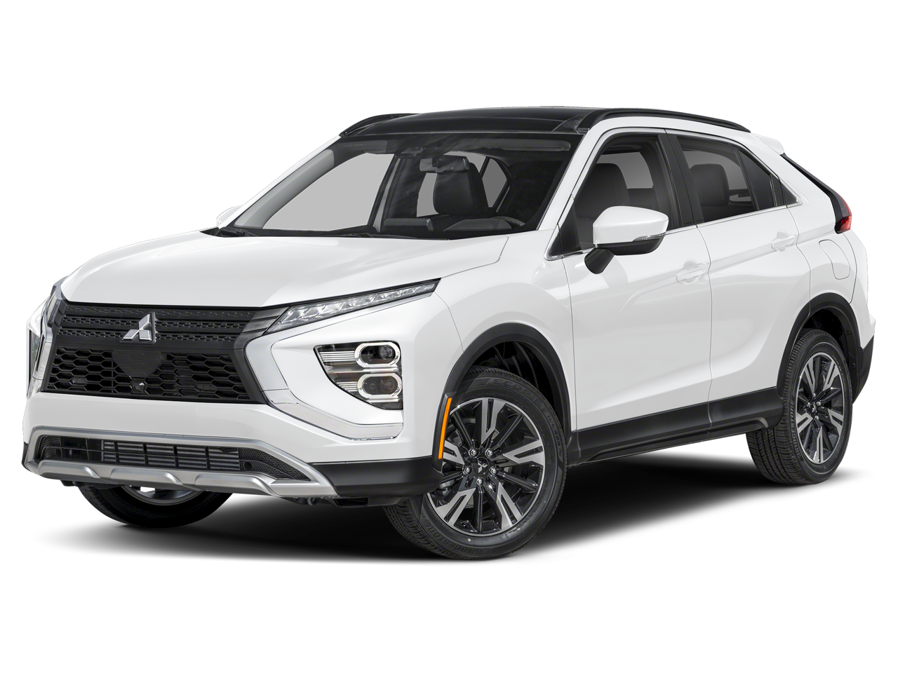 2026 Mitsubishi Eclipse Cross SE in White Diamond — front three-quarter view