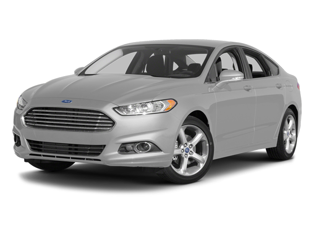 2013 Ford Fusion SE in Ingot Silver — front three-quarter view