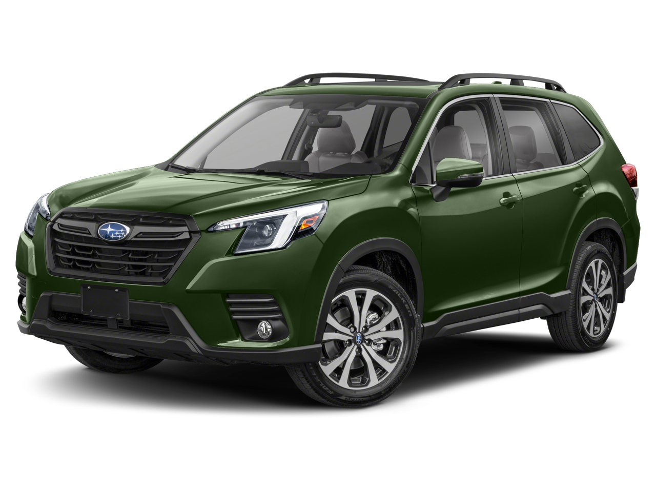 2024 Subaru Forester Limited in Gray Metallic — front three-quarter view