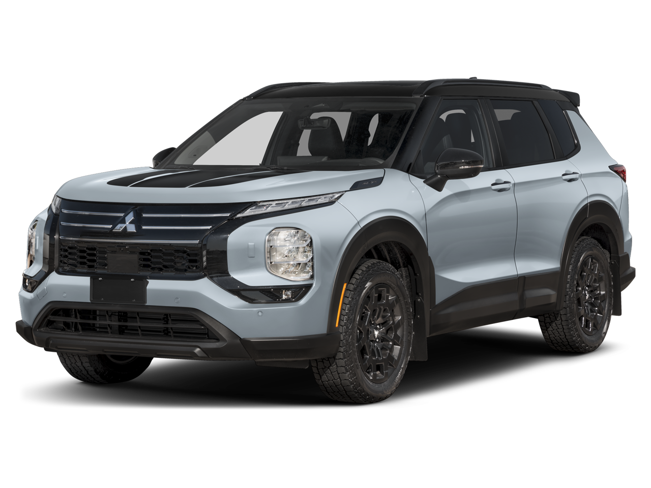 2026 Mitsubishi Outlander Trail Edition in Diamond White — front three-quarter view