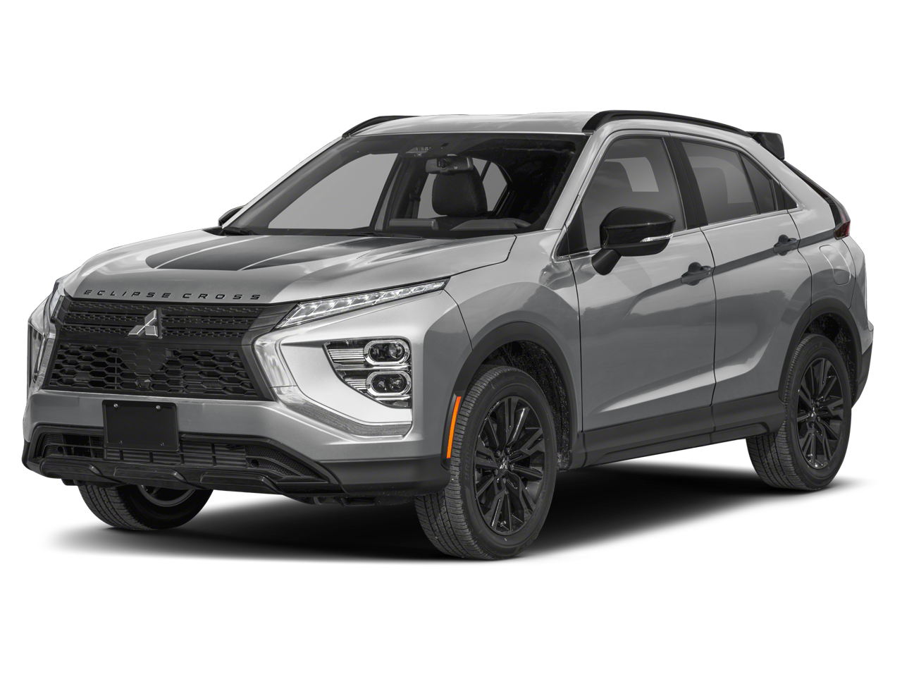 2026 Mitsubishi Eclipse Cross Black Edition in Silver Alloy — front three-quarter view