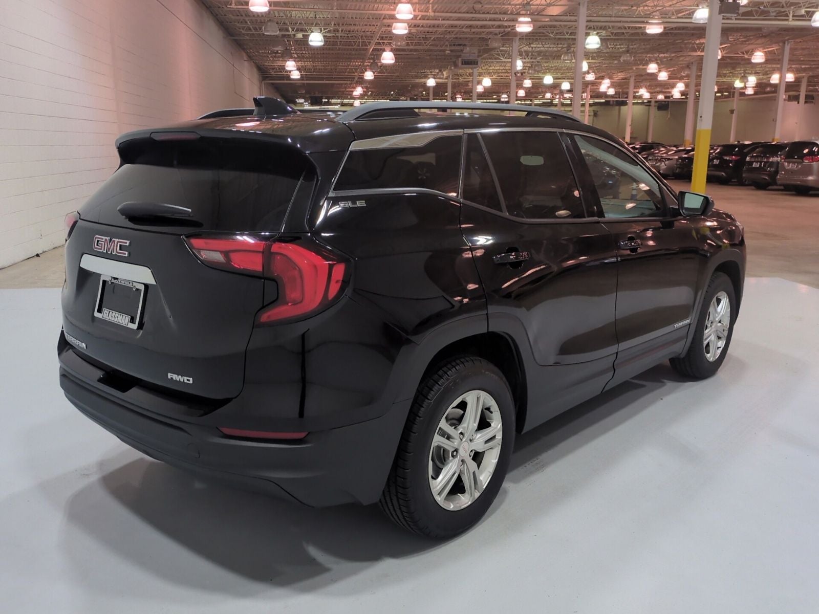 2018 GMC Terrain — rear three-quarter view