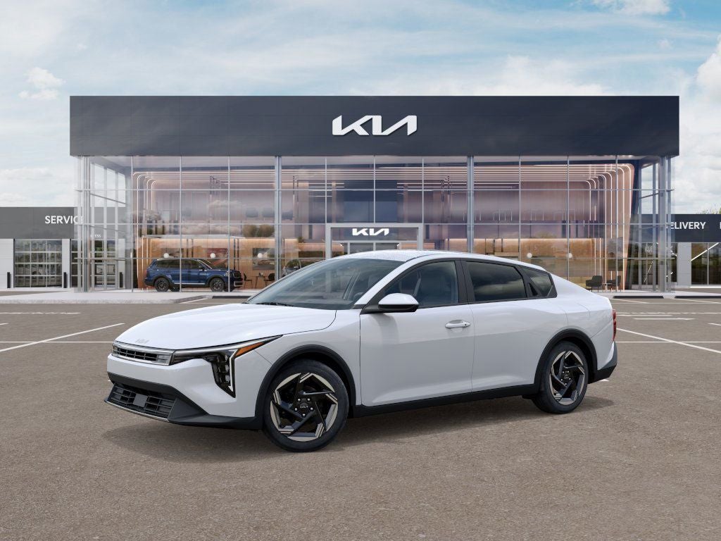 2025 Kia K4 — rear three-quarter view