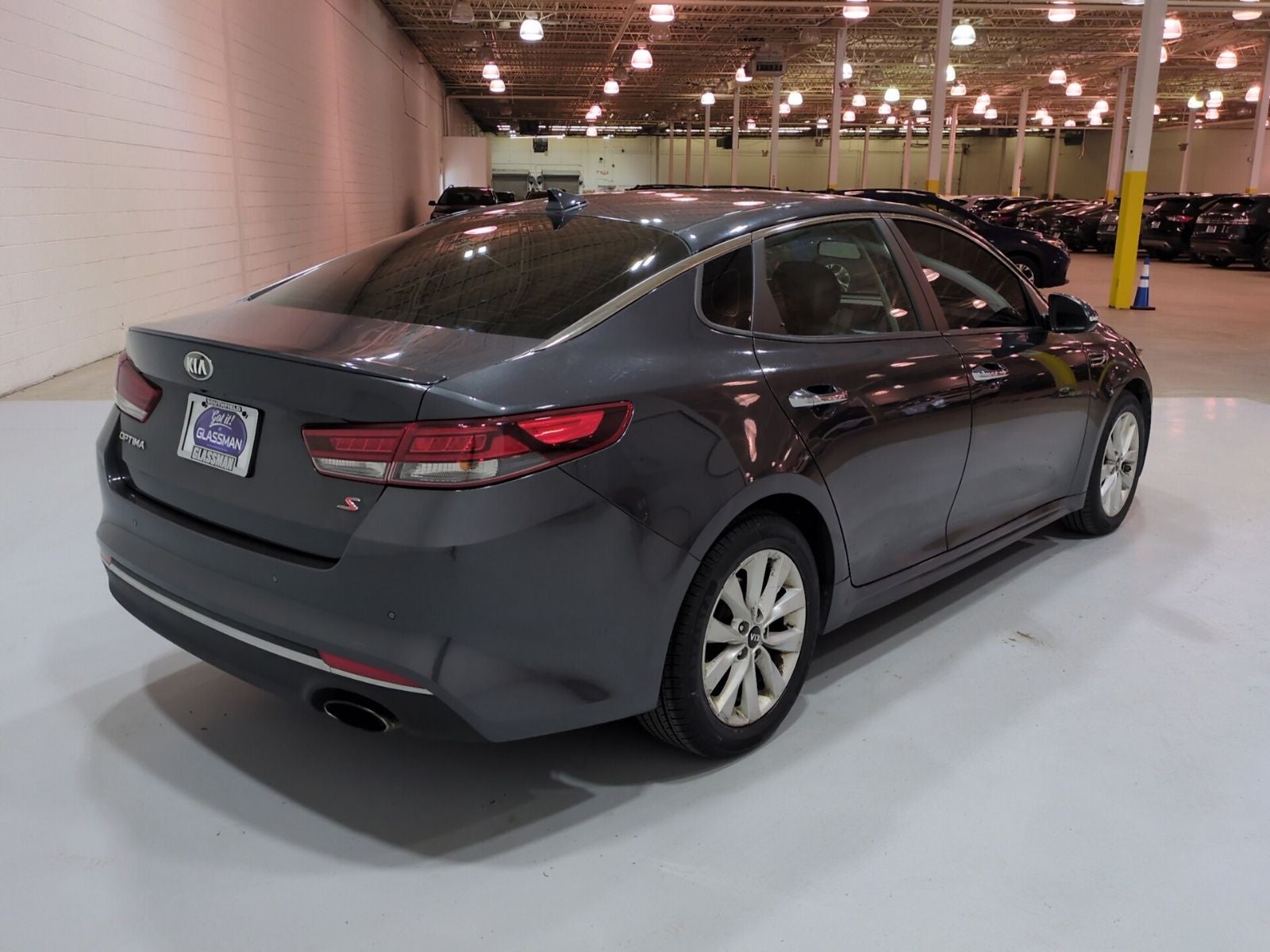 2018 Kia Optima — rear three-quarter view