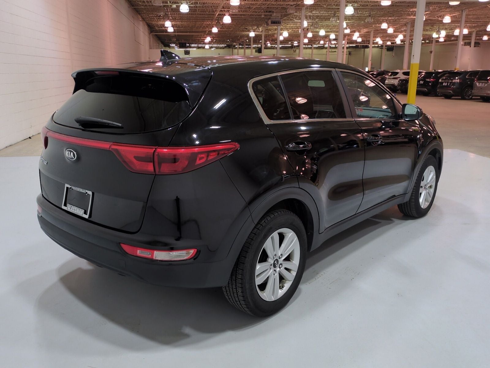 2018 Kia Sportage — rear three-quarter view