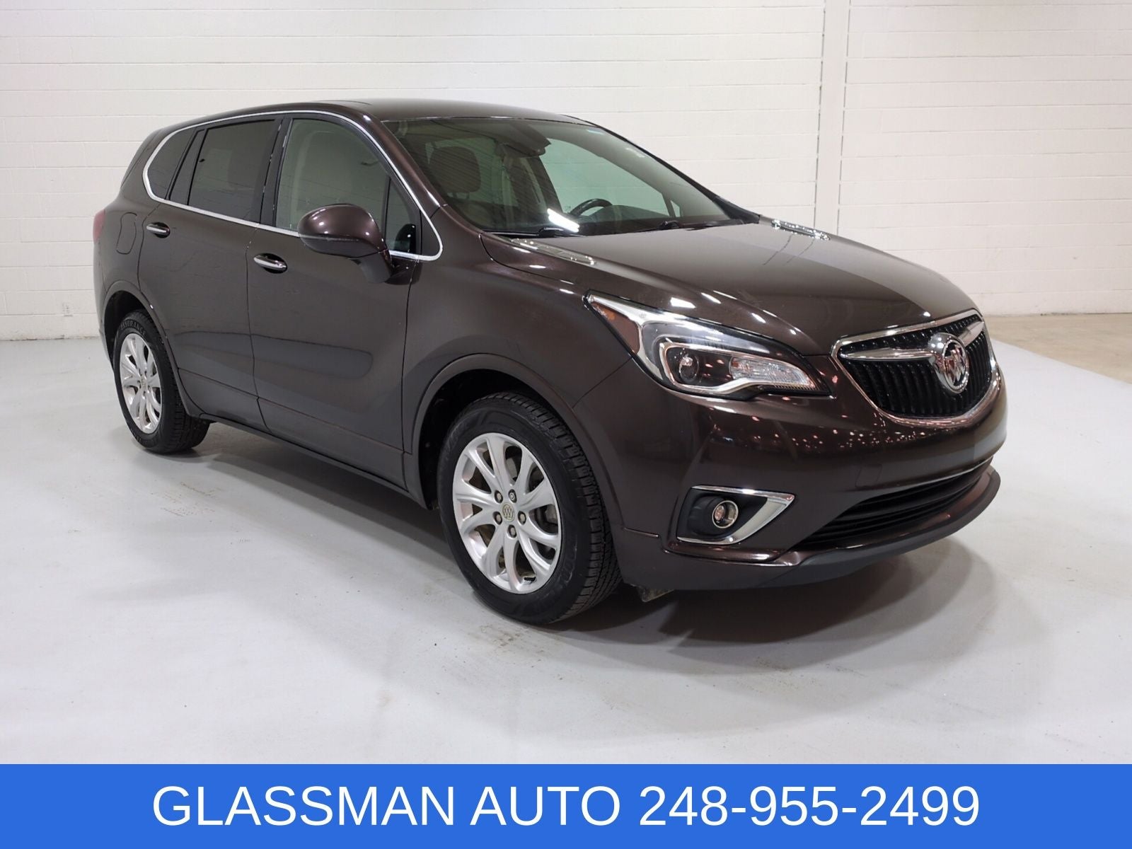 2020 Buick Envision Preferred in Espresso Metallic — front three-quarter view